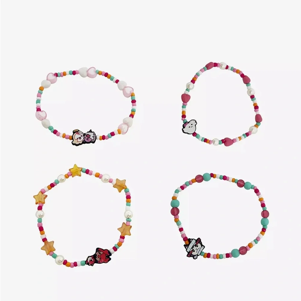 Hazbin Hotel Candy Bead Bracelet‎ Set Hot Topic